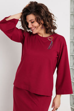 Костюм BegiModa 3105 бордо  фото 4