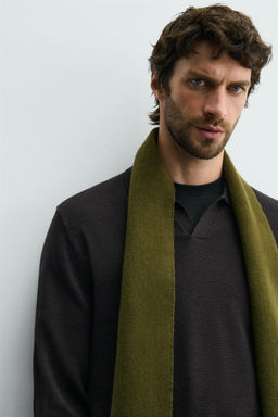 100% WOOL KNIT POLO SHIRT - Zara фото 5