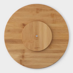 Блюдо для подачи вращающееся Доляна Striata, d=28 см, бамбук  фото 4