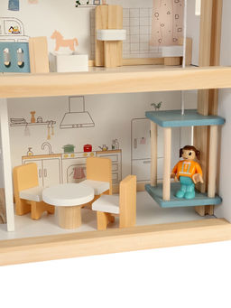 Кукольный домик с мебелью