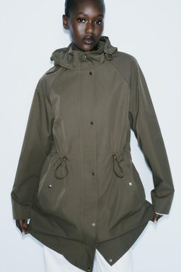 LONG TECHNICAL FABRIC JACKET - Zara фото 2