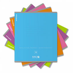 Цена за 10 шт. Тетрадь школьная ученическая ErichKrause MC-7 ассорти, 12 листов, линейка (в плёнке по 10 шт.)_MIX-PACK