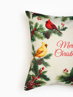 Набор декоративных наволочек «Этель» Christmas birds, 40×40 см - 2 шт., велюр