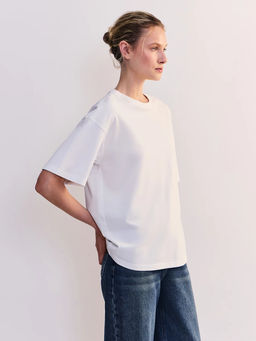 Футболка Zarina OVERSIZE0526 оверсайз из хлопка