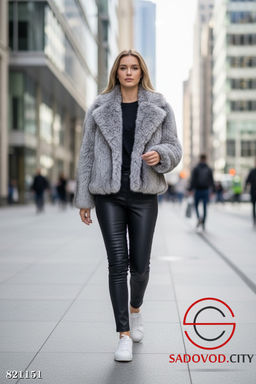 Шуба женская из искусственного меха - Bruno фото 2