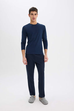 Slim Fit Dar Kesim Bisiklet Yaka Uzun Kollu Ust - Defacto фото 3