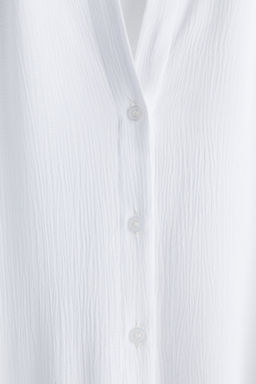 Camisa de viscosa con efecto arrugado - H&m фото 4