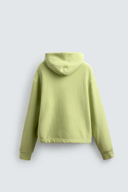 WASHED-EFFECT HOODIE