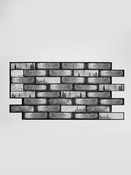 Стеновая панель ПВХ «Озаретта», 485×960 мм, цвет серый