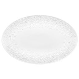 Блюдо овальное 36,5*24*3 см "Веточки-цветочки" большое