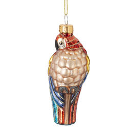 Украшение новогоднее "Попугай", L4 W4 H10 см, 3в.