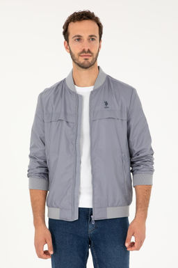 Мужское серое пальто Неожиданная скидка в корзине