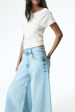 Top fruncido con manga japonesa - H&m фото 6