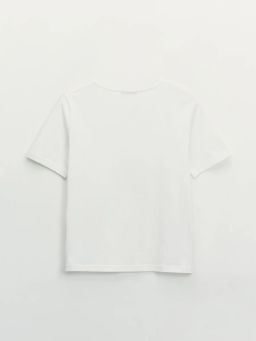 Базовая футболка из хлопка / Zarina  фото 9