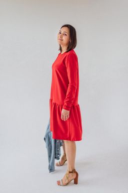 Платье ФУТЕР 2х нитка ПЕНЬЕ Карина - Knitka wear фото 6