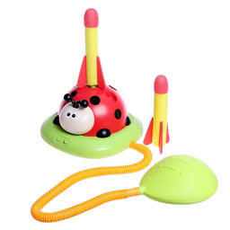 Тренажер - игра 3 в 1 «Божья коровка», электронная скакалка, кольцеброс, ракетница