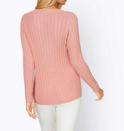 Пуловер, розовый - Linea tesini фото 4