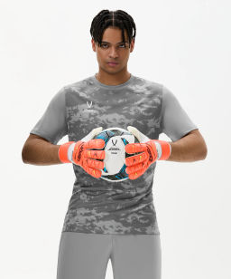 Перчатки вратарские JOGEL Legend SL4 Roll Negative, коралловый  фото 7