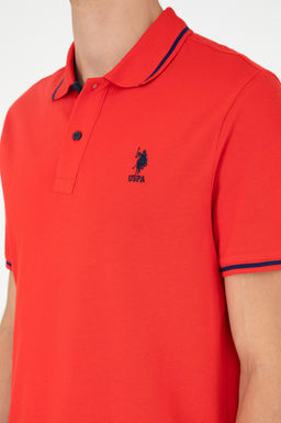 Мужская красная базовая футболка Неожиданная скидка в корзине - U.s. polo assn фото 7