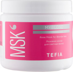 Розовая маска для светлых волос MYBLOND, 500 мл TEFIA  фото 2