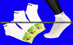 Цена за 10 пар. Носки женские спортивные антибактериальные Фитнес СЕТКА БЕЛЫЕ 36-41  фото 4