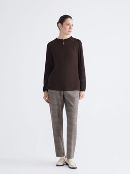 F?rf?rl? Bisiklet Yaka Bluz