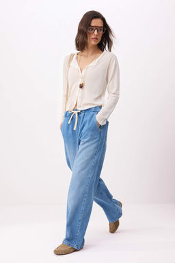 Mavi Yuksek Bel Wide Leg Tencel Kar?s?ml? Jeans TWOSS26JE00196