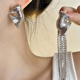 Серьги длинные на гвоздиках арт. 13 3859 (id 277285)