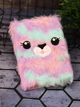 Блокнот плюшевый "Rainbow lama", 21,5х15 см, плотность 80 гр.