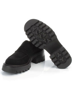 03-C1801-2 BLACK Полуботинки женские (натуральная замша) - Фабричный китай фото 13