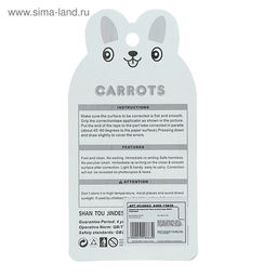 Корректор-лента «Морковка» 5 м × 5 мм, блистер, европодвес, корпус МИКС