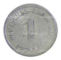Монета 1 пфенниг 1917 года А Германия