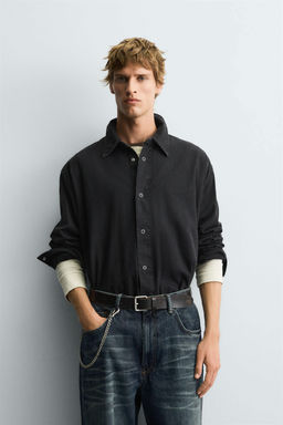 WASHED COTTON SHIRT - Zara фото 2