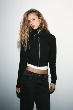 TRF LOW-RISE WIDE-LEG JEANS - Zara фото 11