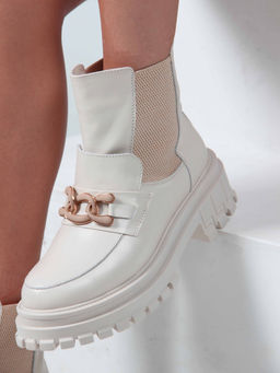 Ботинки 358.5511be.Beige/Мех