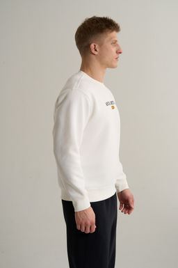 Свитшот Серо-белый ANTA SPORTS CLUB Sweatshirt  фото 3