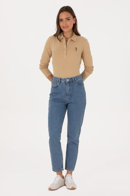 Kad_n Kum Basic Polo Yaka Sweatsh_rt Sepette S_rpriz _ndirim - U.s. polo assn фото 4