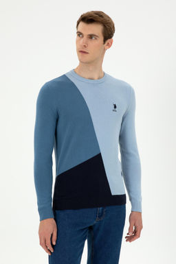 Мужской темно-синий свитер Неожиданная скидка в корзине