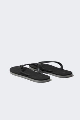 Мужские шлепанцы из искусственной кожи на плоской подошве - Defacto фото 4