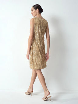 EMKA // Платье мини с пайетками  фото 4