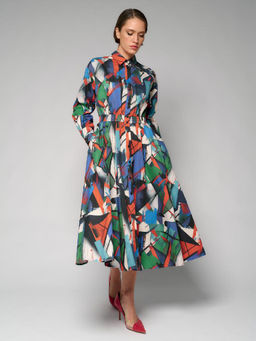 Платье женское 12411-35108 multicolor - Eleganzza фото 3