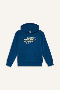 Minecraft Kap__onlu Sweatshirt Erkek _ocuk - Defacto фото 7