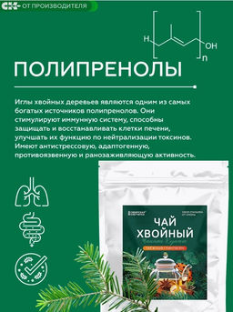 Хвойный чай "Таежный глинтвейн" (напиток чайный), 100 г