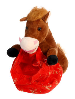 Мягкая игрушка - сумочка Моя лошадка, 28 см