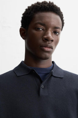 VISCOSE BLEND KNIT POLO SHIRT - Zara фото 37