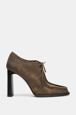 LACE-UP HIGH-HEEL SHOES - Zara фото 6