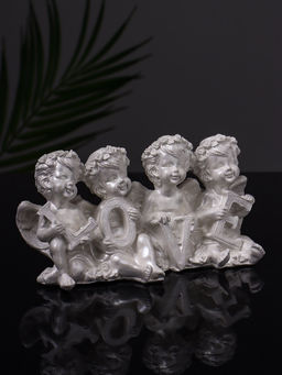 Фигурка гипс Ангелы Love, 7?13?5 см, перламутр