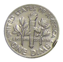 1 дайм (10 центов) 1975 года США