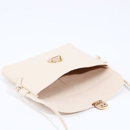 Сумка-мессенджер на клапане, цвет бежевый - Simaland фото 5