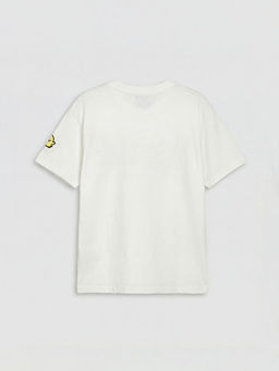 Bisiklet Yaka Pochacco Bask?l? K?z ?ocuk Ti??rt